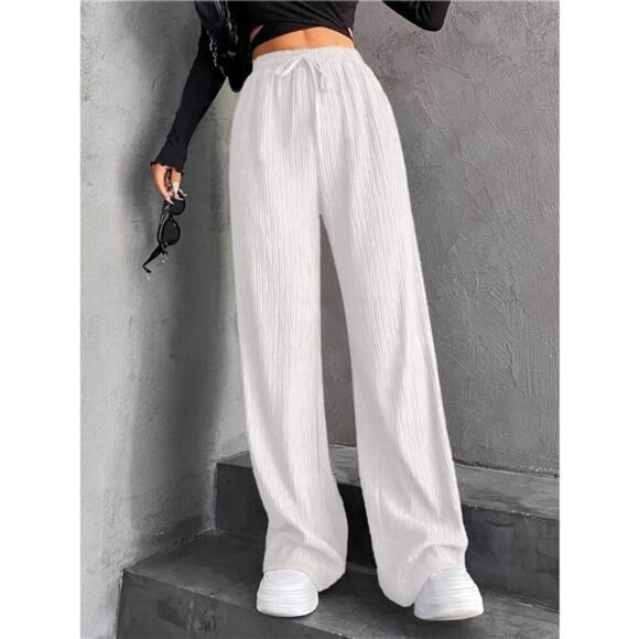 A Classy Chic Boutique Other - Drawstring Wide Leg Pants